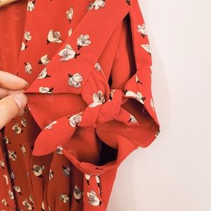 REVOLVE Red Floral dress / Alina dress heartloom